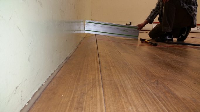 Lorsqu'un parquet prends l'eau nous pouvons aussi le reparer